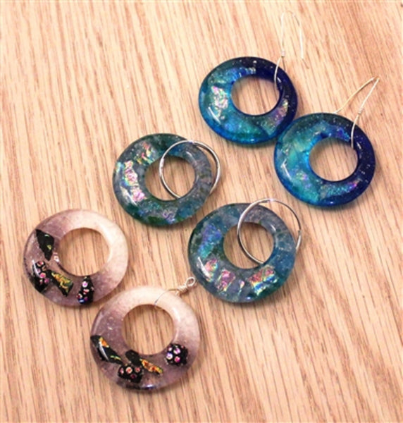 LF101 - Hoop Holey Mold for Glass Fusing Jewelry