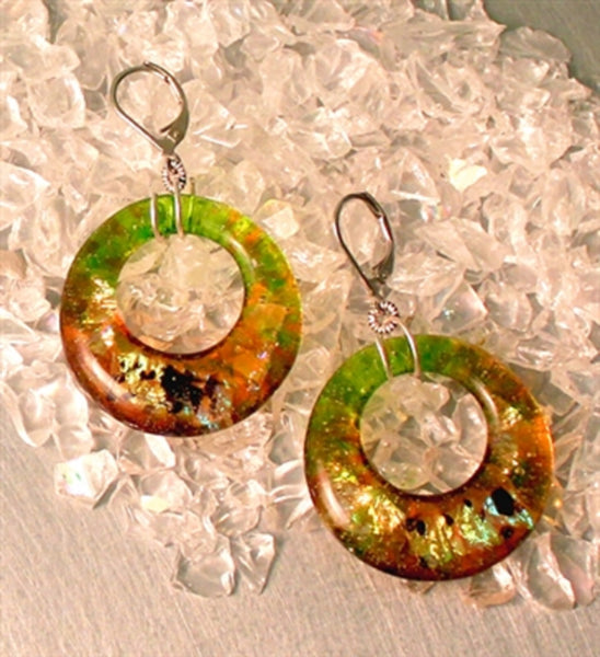 LF101 - Hoop Holey Mold for Glass Fusing Jewelry