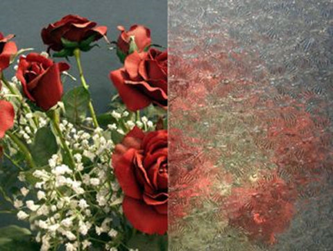W1005 - Wissmach Clear Florentine Texture - 10 x 12 Sheet Glass